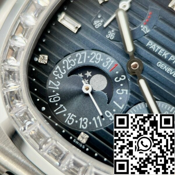 z5270694452213 accdef3e69de297ffdcd15c2f11e5cc0 Patek Philippe Nautilus 5712/1R-001 1:1 Best Edition GR Factory Blue Dial and Stone