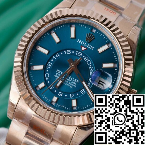 z5272221394629 5114d3e748e1728d3a08f02e0a54395d Rolex Sky Dweller M336935-0001 Everose guld V2 Bästa 1:1 Edition Noob Factory