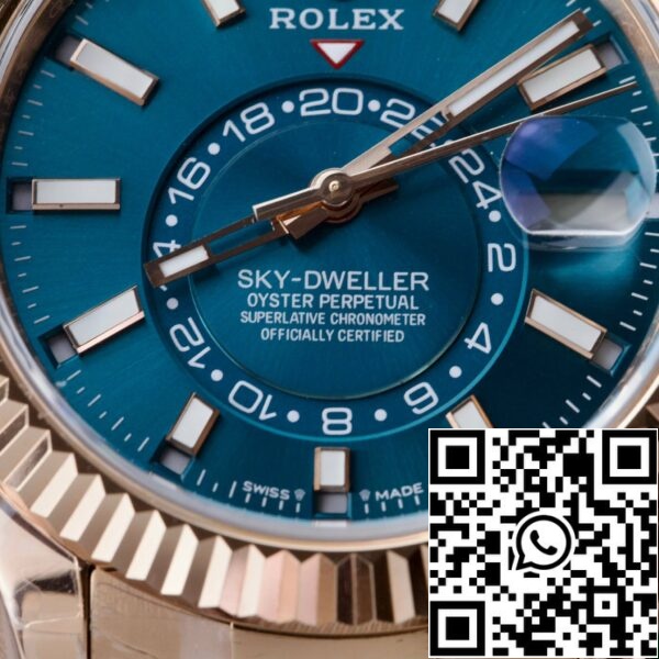 z5272221439207 2bd1bb58763545962f000203c8b78c9c Rolex Sky Dweller M336935-0001 Everose guld V2 Bästa 1:1 Edition Noob Factory