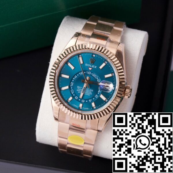 z5272221465617 a2955e11bd5da8fda9efab19a3ef262d Rolex Sky Dweller M336935-0001 Everose guld V2 Best 1:1 Edition Noob Factory