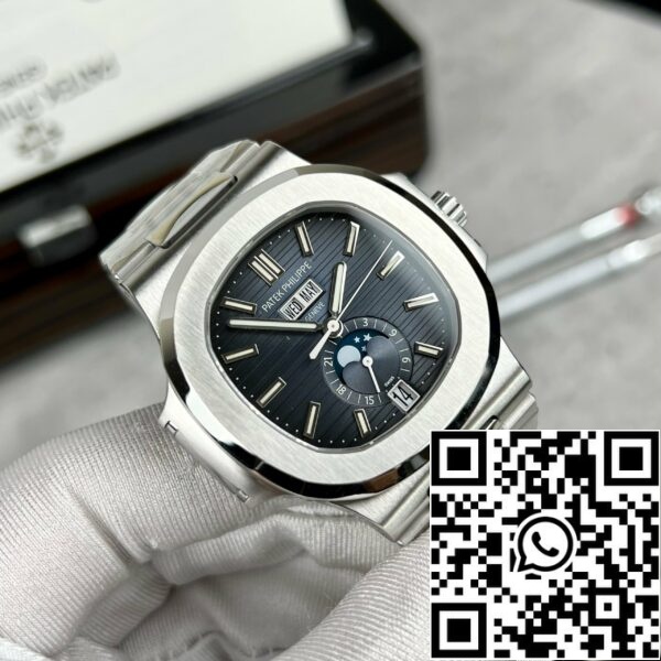 z5272953655275 e11ce3e5c87f55133ab75f163e36ebb0 Patek Philippe Nautilus 5726/1A-014 V2 1:1 Best Edition PPF Factory Sininen kellotaulu