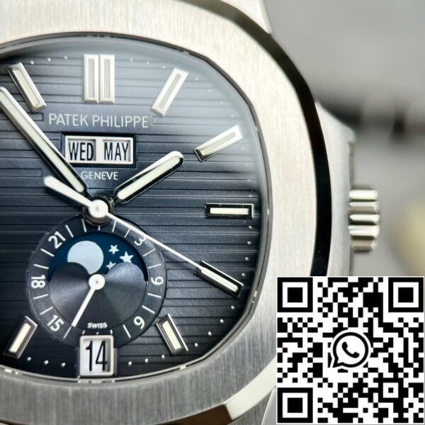 z5272953677677 a81c43fc982896ca2ed12a3fb13f290f Patek Philippe Nautilus 5726/1A-014 V2 1:1 Best Edition PPF Factory Blue Dial