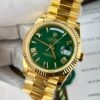 z5273289379551 14cb73e61add76f5b2d0927c90b98ac6 5ddadfc4 902a 40d5 9785 f9b351bcc16b Rolex Day-Date 40 Keltainen Kulta 228238 Vihreä Rom 1:1 paras painos 175 grammaa V3 GM Factory CounterWeight versio