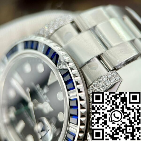 z5277955801190 6bb68360a8b64f1b86d3cedf3a7fbb2b 6b07d217 fe6d 4f6c b9b3 fe0384fd937b Rolex GMT Master II 116759SARU 1:1 legjobb kiadás Custom Ruby zafír és Moissanite fekete számlapja