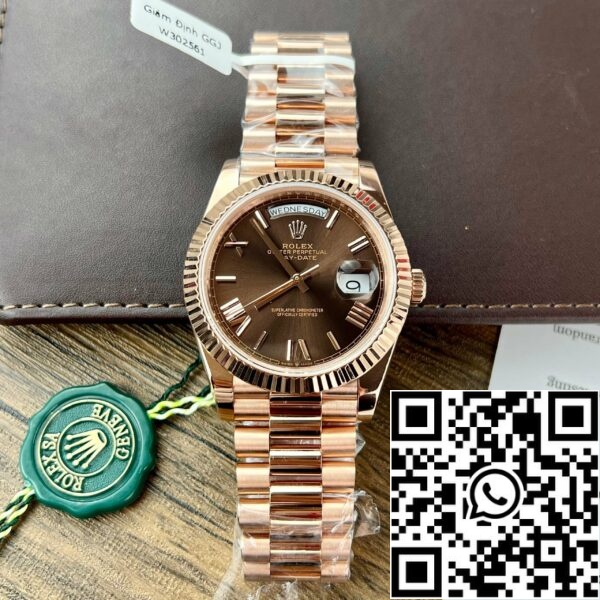 z5285992490792 88668cdbeb46e0f9ee1af875bab2c5ca 8d06f774 264b 408a 8c2c 06b5ae5d9e7a Rolex Day Date President Automatico 228235 riempito d'oro rosa 18k 175 grammi GM V3 Versione a Contrappeso