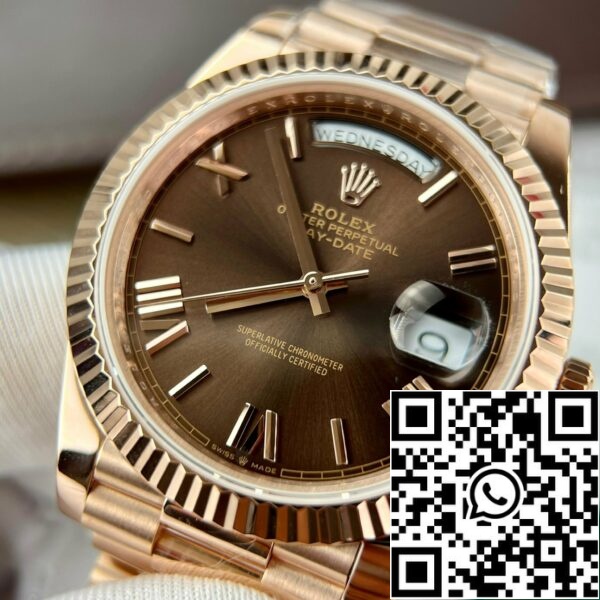 z5285992503958 b83203f6a3602055dbfdd713c279fb2c 6983ddea 8d50 498e 9dd7 14e336f27400 Rolex Day Date President Automatic 228235 18k rose arany töltött 175 grammos GM V3 ellensúlyos változat