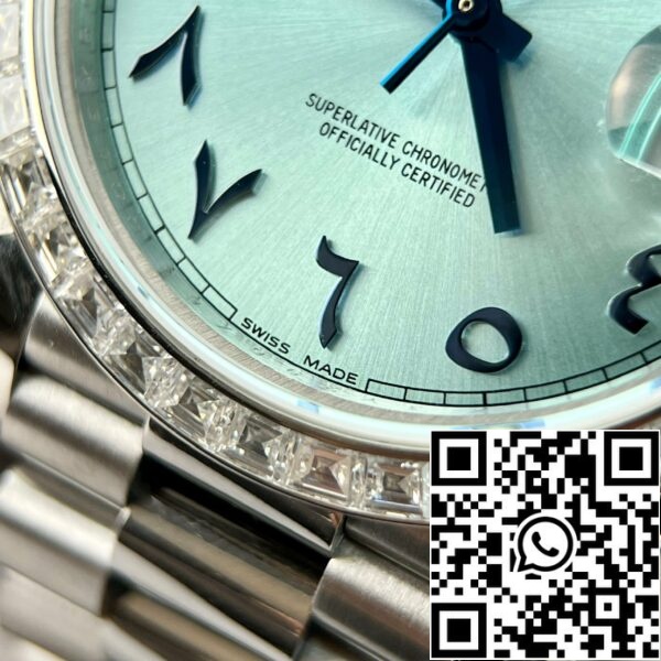 z5293348789106 8a8a6d2b5be50ad504c1d4e392368d0e 638ff14a 2785 47b7 b6a5 07fca9c3109e Rolex Day Date 40 - 228206 Arabic Dial Best 1:1 Edition GM Factory V3 Moissanite baguetta