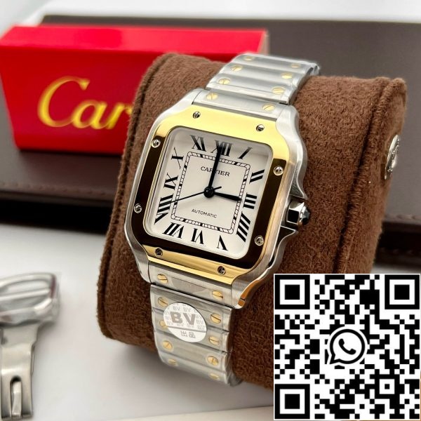 z5293355642745 a3b81c12902f7fb23444393ce79a327a Cartier De Santos W2SA0016 35MM 1:1 Best Edition BV Factory White Dial nyeste 2024-version