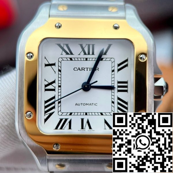 z5293355663475 adcb657ff20bfd279b196edc488a24da Cartier De Santos W2SA0016 35MM 1:1 Best Edition BV Factory White Dial najnovejša različica 2024