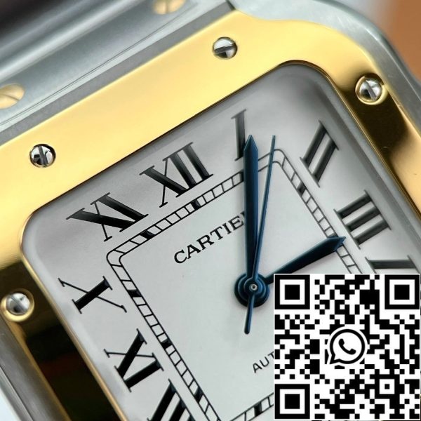 z5293355671244 95d719d3f52dc3aefc1ccd74dc622d9f Cartier De Santos W2SA0016 35MM 1:1 Best Edition BV Factory White Dial nyeste 2024-version