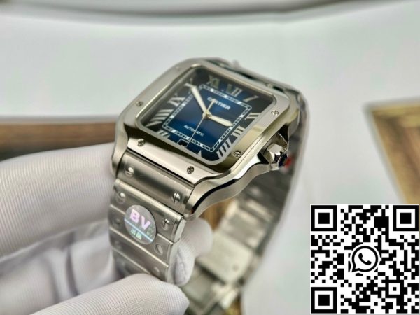 z5293358099907 45c115f8b873116933de026eef30c435 Cartier De Santos WSSA0013 2018 BV Factory 1:1 Best Edition Blue Dial najnowsza wersja