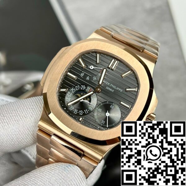 z5296252706414 c83181601c04051c9cfdd2f900609280 Patek Philippe Nautilus 5712/1R-001 1:1 Best Edition GR Factory Grey Dial Rose Gold