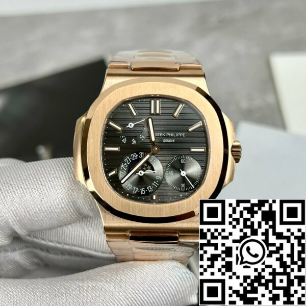 z5296252728734 9c924196c27a28a9df7bb8f0ae65dd9b Patek Philippe Nautilus 5712/1R-001 1:1 Best Edition GR Factory Graues Zifferblatt Roségold