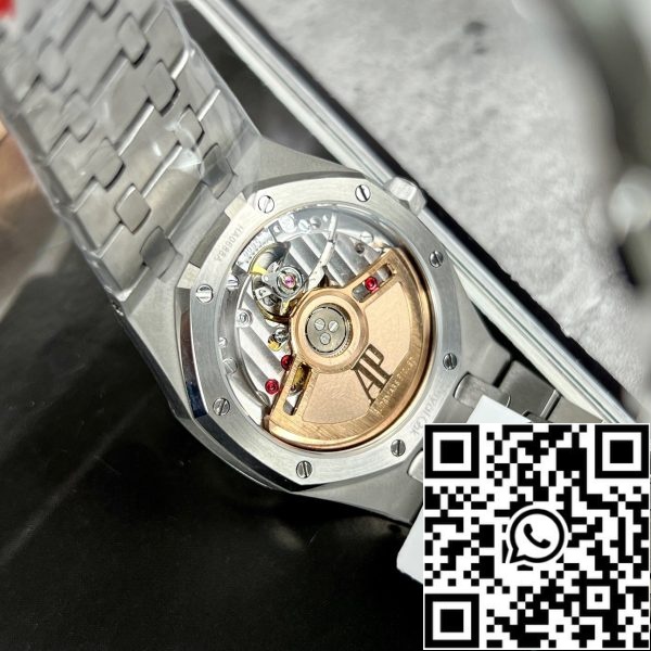 z5300192608092 f3c9ba639c1bfb1e1568c80de7b4f570 Audemars Piguet Royal Oak 67651IP.ZZ.1261IP.01 1:1 Best Edition ZF Factory Blue Dial Moissanite bezel