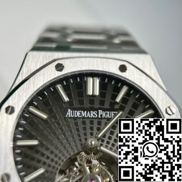 z5300210459596 be3687dd4042dd6d2b89653e1285258c Audemars Piguet Royal Oak Tourbillon 26510PT.OO.1220PT.01 1:1 Mejor Edición R8 Factory Esfera Gris