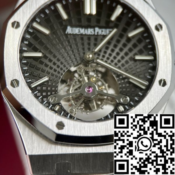 z5300210470705 f886afaee598c6e220f767a6b7e21f53 Audemars Piguet Royal Oak Tourbillon 26510PT.OO.1220PT.01 1:1 Beste Editie R8 Fabrieks Grijze Wijzerplaat