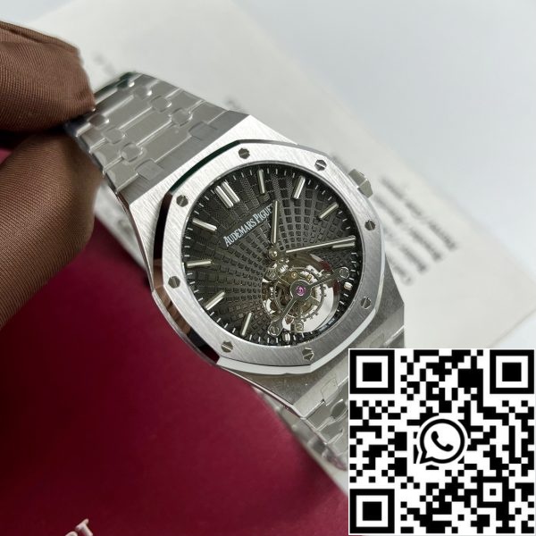 z5300210493171 3e8e3c349a05fbe4a7fb17884d154441 Audemars Piguet Royal Oak Tourbillon 26510PT.OO.1220PT.01 1:1 Beste Editie R8 Fabrieks Grijze Wijzerplaat