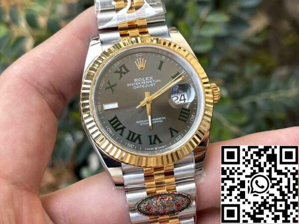 z5331929055046 0f26e0c083ce782c24926e8182885a03 Rolex Datejust M126333-0020 1:1 Най-добро издание Чиста фабрика 41 мм Уимбълдън Dial