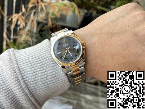 z5331933239337 120c75321f2f5b35e9f5b0e0c1805fb7 Rolex Datejust M126333-0019 1:1 Най-добро издание Чиста фабрика 41 мм Уимбълдън набиране каишка Oyster