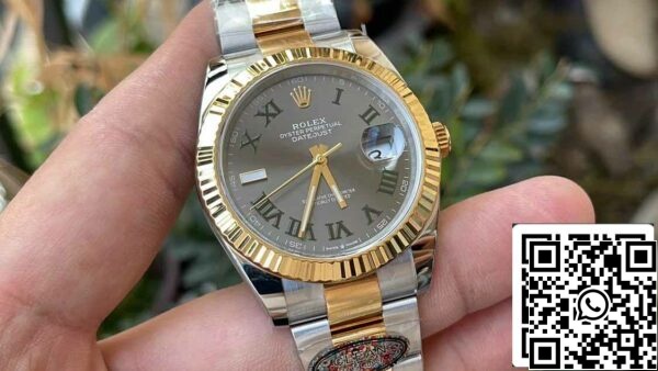 z5331933754974 6af9b04844f5be7d62430fb1609a985f Rolex Datejust M126333-0019 1:1 Best Edition Clean Factory 41mm Wimbledon Dial Oyster Strap