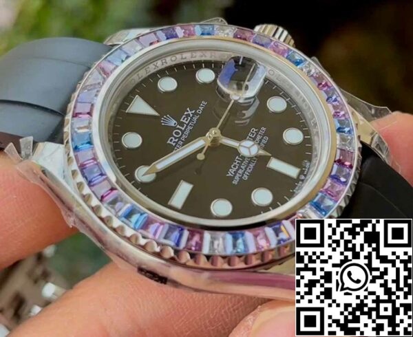 z5331941590651 3f81950d7f49f9d0c62f3161e4345a46 b4ccccdf d1df 4d4d a76e dd78800638dc Rolex Yacht Master 40 M126679SABR-0002 1:1 Best Edition KF Factory