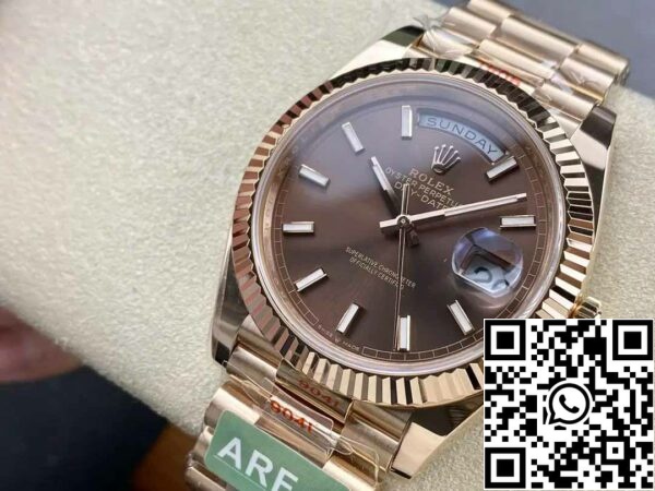 z5333000788911 9395c629faa876bbefbe5b5561face8f Rolex Day Date 40 M228235-0053 Chocolate Dial 1:1 Best Edition AR Factory 3255 Movement