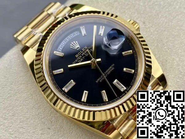 z5333003095139 2e2f4e1f9d137cc075ab5c40b8f3a825 Rolex Day Date 40 M228238-0004 Cadran noir 1:1 Best Edition AR Factory 3255 Movement