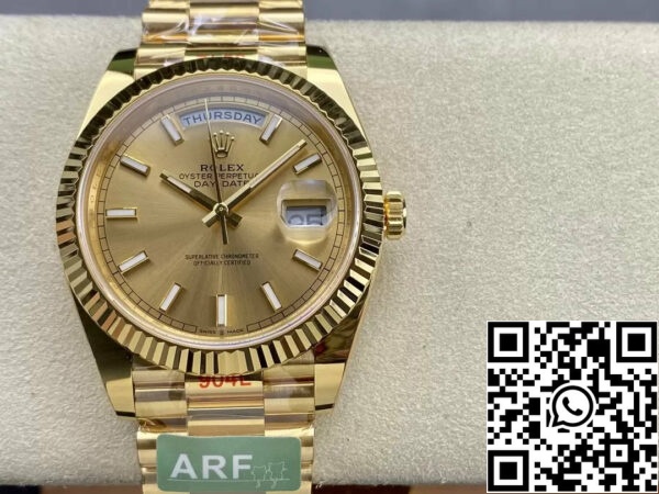 z5333006579568 96235d5cf14087522ddca2b4e91ef670 Rolex Day Date 40 M228238-0003 Gelbgold Zifferblatt 1:1 Best Edition AR Factory 3255 Uhrwerk