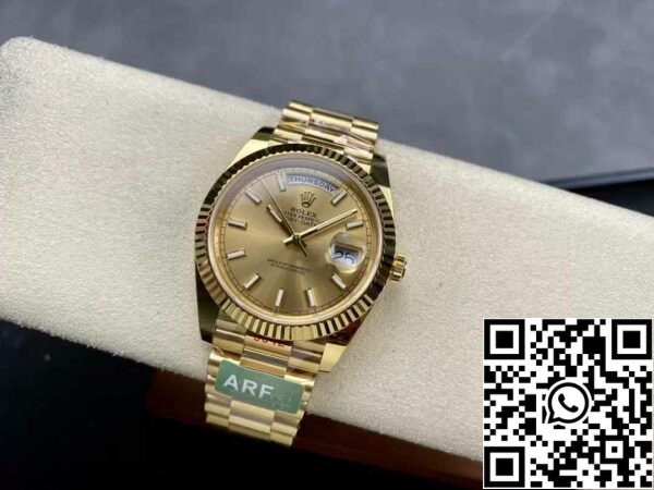 z5333007053603 031159666a236f7989857db433838e19 Rolex Day Date 40 M228238-0003 Gelbgold Zifferblatt 1:1 Best Edition AR Factory 3255 Uhrwerk