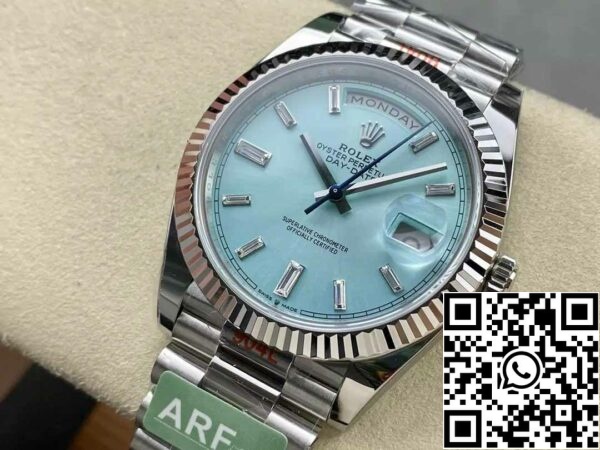 z5333008199897 85cb4166f91f6d5918ba68c0884c8358 Rolex Day Date 40 M228236-0006 Tiffany Dial 1:1 Best Edition AR Factory 3255 Movement