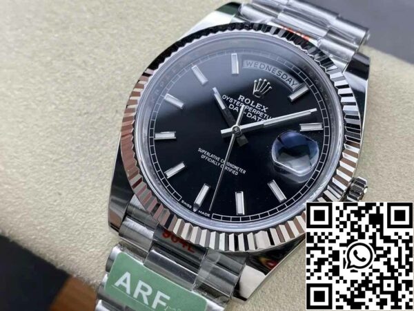 z5333017423126 fc5b735990738d6f91339f34aba5bdee Rolex Day Date 40 M228239-0004 Black Dial 1:1 Best Edition AR Factory 3255 Mechanizm