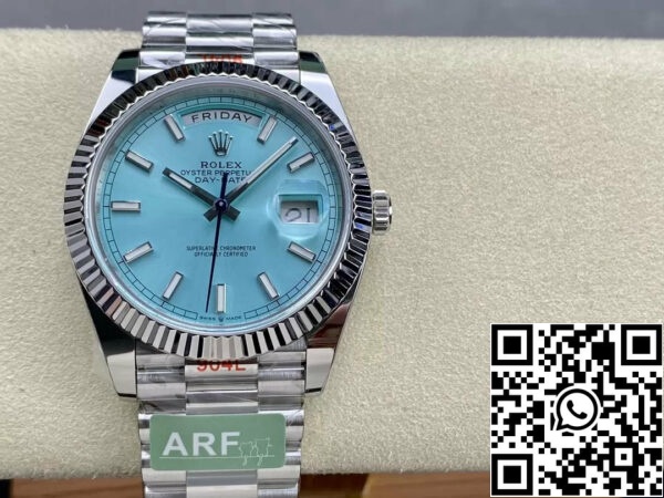 z5333018502461 5ccd92a106decad3304f82ebddfbe0a8 Rolex Day Date 40 M228236-0018 Tiffany Dial 1:1 Best Edition AR Factory 3255 Movement