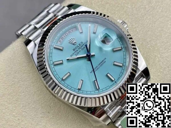 z5333018661811 bf66b9883f4c199a0c541fa3e0282ae0 Rolex Day Date 40 M228236-0018 Tiffany Dial 1:1 Best Edition AR Factory 3255 Movement