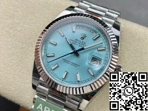 z5333018787949 f7b05cc35f4fe8b30205c16d8ee2a0ba Rolex Day Date 40 M228236-0018 Tiffany Dial 1:1 Best Edition AR Factory 3255 Movement