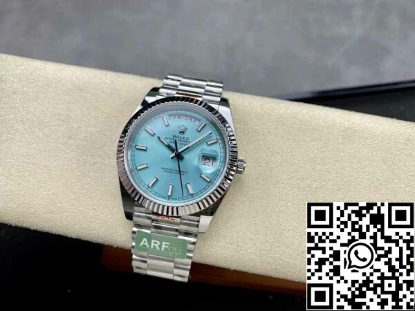 z5333018919659 3ee931b2ea8b928f9cb4a856b8e17f70 Rolex Day Date 40 M228236-0018 Tiffany Dial 1:1 Best Edition AR Factory 3255 Movement