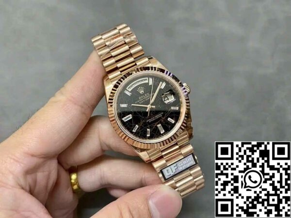 z5336667177158 ee12bde0a3ca280ffd4110cda7dbf4d3 Rolex Day Date 40 M228235-0045 Eisenkiesel Diamond Dial1:1 Best Edition QF Factory 183 gramas