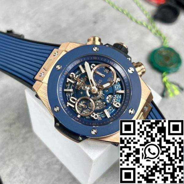 z5347648554876 cbecfa389ac395309a66b39211cca91d Hublot Big Bang Unico 421.OL.5180.RX 44mm 1:1 Mejor Edición BBF Factory Correa Azul