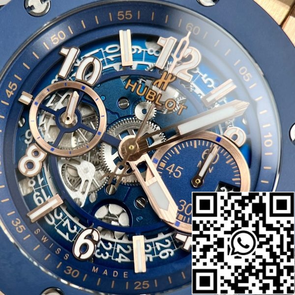 z5347648563888 0f52fad44f490697a419c3493675deaf Hublot Big Bang Unico 421.OL.5180.RX 44mm 1:1 Best Edition BBF Fabriek Blauw Bandje