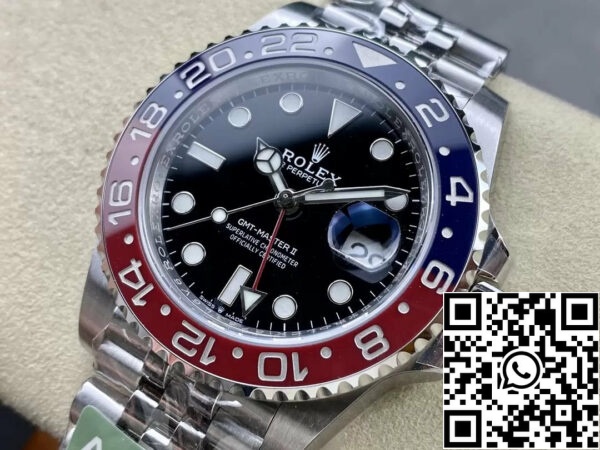 z5348235147912 6c79eb11d8e848a236ede86fbfe1f24a Rolex GMT Master II M126710BLRO-0001 Pepsi 1:1 Mejor Edición de AR Factory V3 Actualización