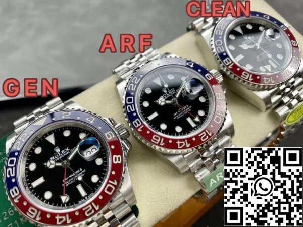 z5348236115814 5f41a26d87c1a1a793bad184ff6537f9 Rolex GMT Master II M126710BLRO-0001 Pepsi 1:1 Best Edition from AR Factory V3 Upgrade