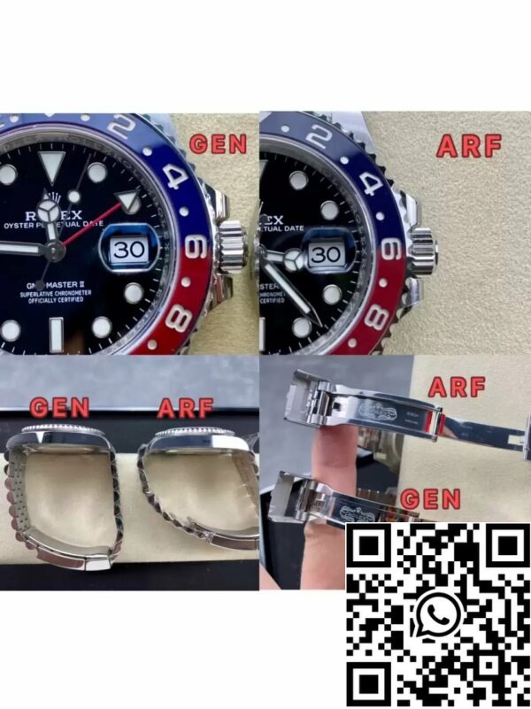 z5348236216485 43c6f1984bd4467535c7a2414ddbfdf7 Rolex GMT Master II M126710BLRO-0001 Pepsi 1:1 Best Edition from AR Factory V3 Aggiornamento