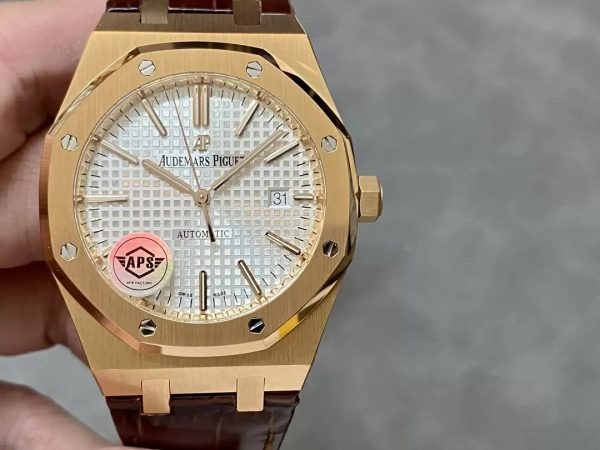 z5348237126164 c3203f7168c47d21560930e74c562dd9 Audemars Piguet Royal Oak 15400OR.OO.D088CR.01 APS Factory V3 1:1 Best Edition Mostrador branco