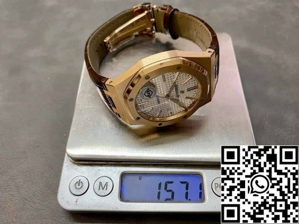 z5348237839395 6004ed2fce4e4ee338419a5c2bce3008 Audemars Piguet Royal Oak 15400OR.OO.D088CR.01 APS Factory V3 1:1 Best Edition White Dial