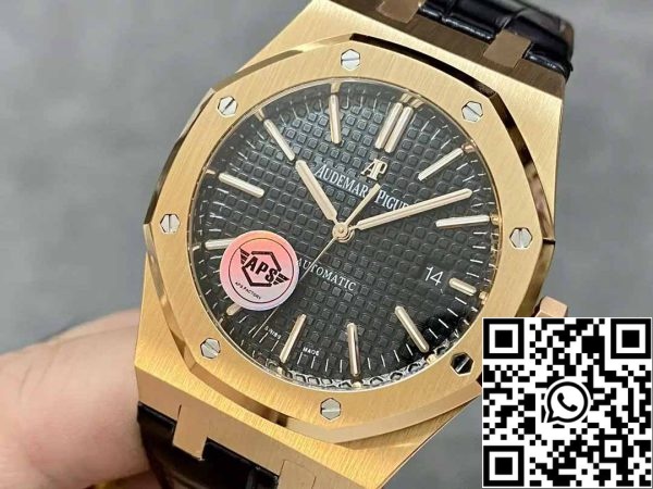 z5348238164744 34174326d34fd16a5fcde2239cb0f314 Audemars Piguet Royal Oak 15400OR.OO.D002CR.01 APS Factory V3 1:1 Best Edition Mostrador preto