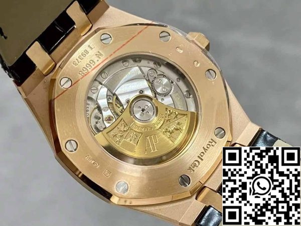 z5348238502190 be4602de49874813af02d070ebadc267 Audemars Piguet Royal Oak 15400OR.OO.D002CR.01 APS Factory V3 1:1 Best Edition Esfera negra