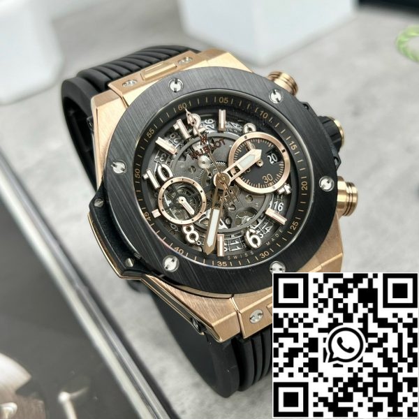 z5348779168420 daa469ac1ca82c71057bef8318d409e1 Hublot Big Bang Unico 441.OM.1181.RX 42mm 1:1 Best Edition BBF Factory Kautschukarmband