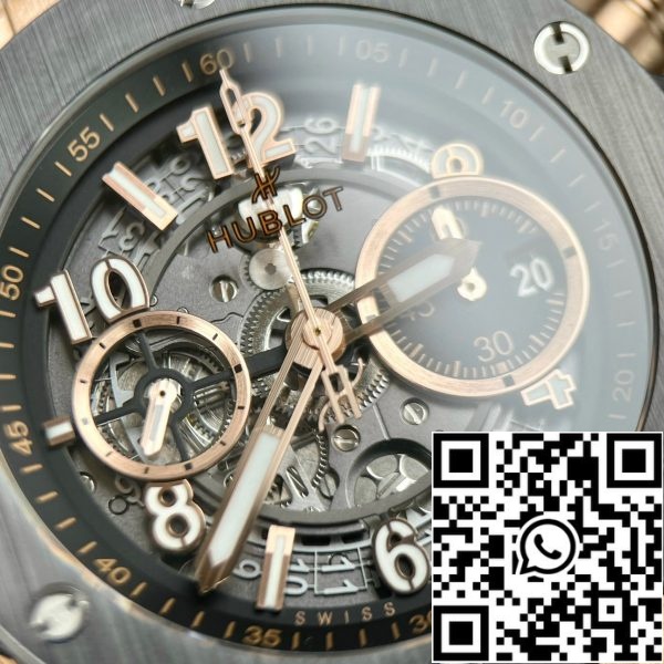 z5348779172237 5ceb5d3cf58b60696a522ae8a7385c3e Hublot Big Bang Unico 441.OM.1181.RX 42mm 1:1 Mejor Edición BBF Fábrica Correa de caucho