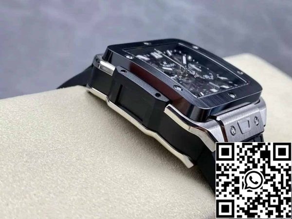 z5348940926415 ebe01f4afc3ed7daf2e0fc2248c3b77a Hublot SQUARE BANG UNICO 821.NM.0170.RX 1:1 Mejor Edición BBF Fábrica Bisel Negro