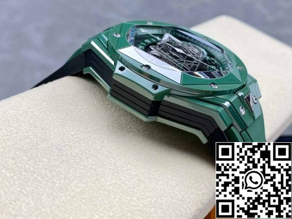 z5348952823019 4c094f2bafb5656e520db208341f316e Hublot Big Bang Sang Bleu II 418.GX.5207.RX.MXM22 1:1 Mejor Edición BBF Fábrica Verde Cerámica