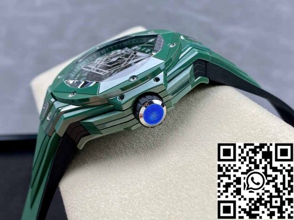 z5348953026981 58e959e912b6c6850e2a314acfdc58bd Hublot Big Bang Sang Bleu II 418.GX.5207.RX.MXM22 1:1 Mejor Edición BBF Factory Verde Cerámica